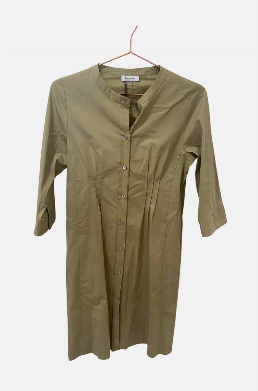 NEW ROSSO35 women's shirt dress in green
